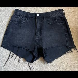 H&M Black Denim Shorts